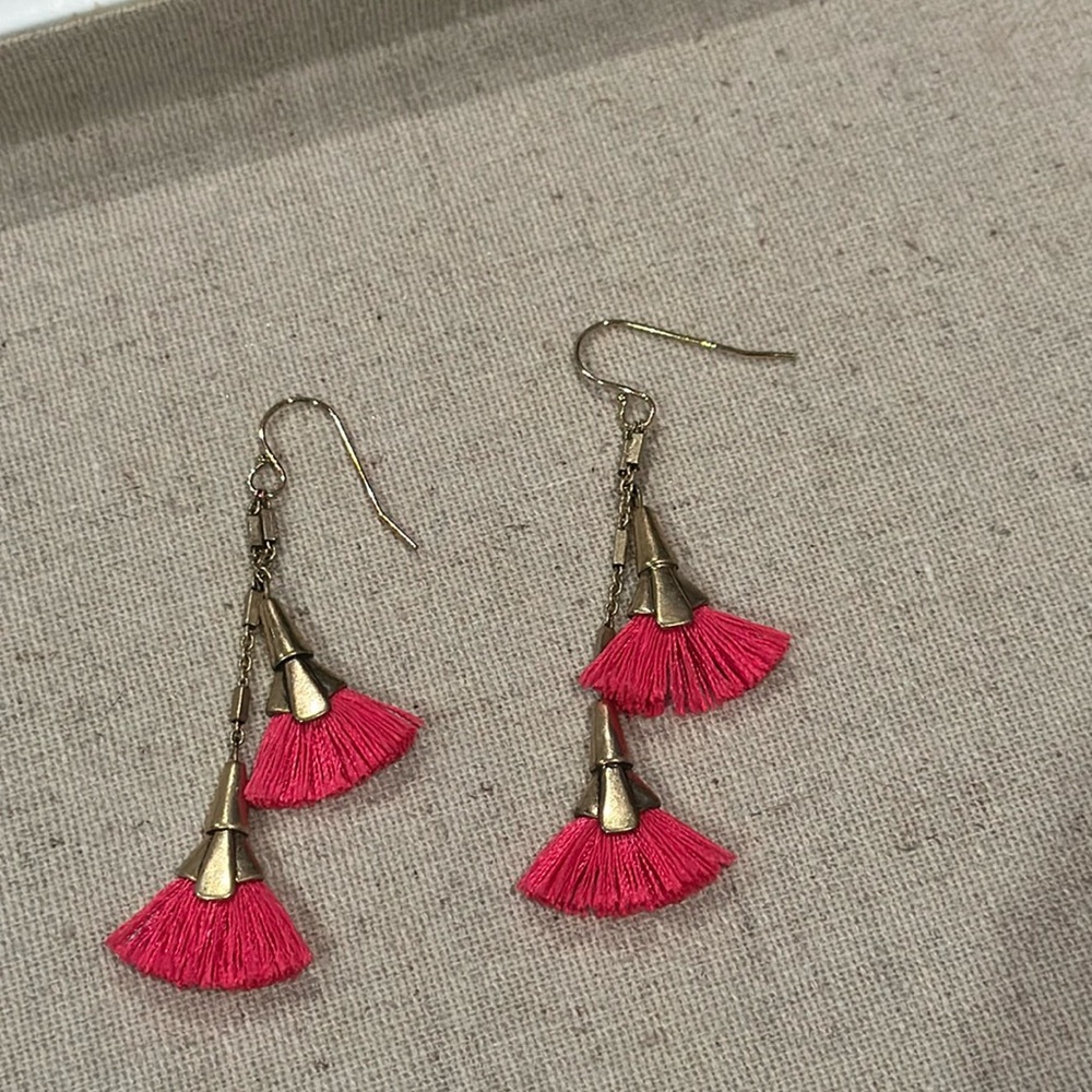 stella & dot Eden fringe earrings